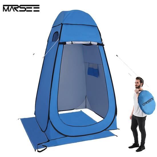 Tentes éphémères portables avec sac de transport Pliable Robuste Légère Vestiaire instantané Tente de douche de camping Toilette de camp pour la randonnée en plein air Tentes intimité