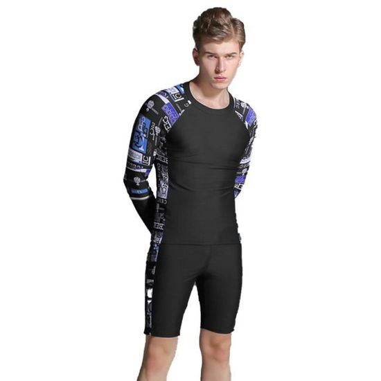 T-shirt Athlétique Homme UPF 50+ - Pour Gym, Yoga, Plage, En Polyester, Protection UV