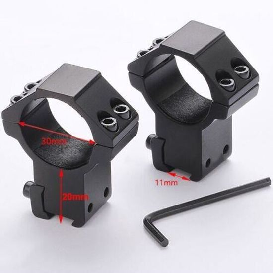 2 Colliers Fixation Rétroviseur Moto - 25mm - Aluminium - Universel Moto, ATV, Scooter