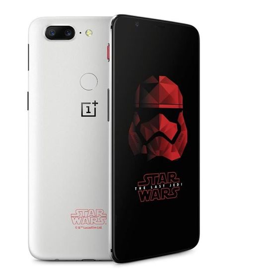 OnePlus 5T A5010 Dual 4G 128Go blanc Star Wars smartphone débloqué