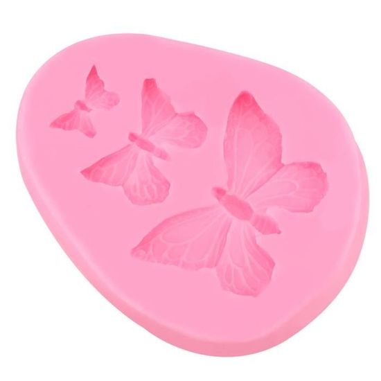 Moule Papillon En Silicone 5 Pièces Moules Pour Resine Silicone - Moules Stylo à Bille Bricolage En Silicone Pour La Moule Papillon Pâtisserie