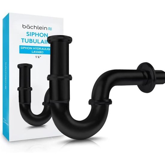 Siphon Universel Sanit K13027 Pour Chasse D'Eau - Compatible Réservoirs Encastrés - Gris