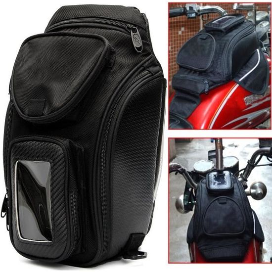 Sac à dos Selle Moto Magnétique Sacoche Réservoir Housse étanche Multifonction