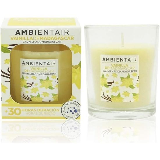 Bougie Parfumée Jara 500g - Parfum Vanille, Durée 100 Heures - Neuf