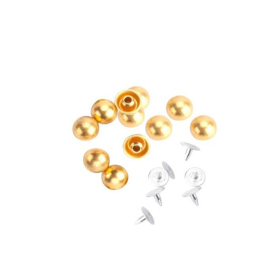 Trimming Shop 14 mm Brass Jeans Buttons in Bronze and