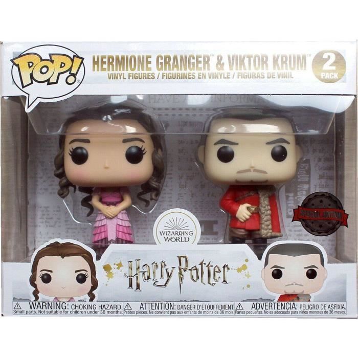 Figurine POP Harry Potter Hermione and Krum Yule Exclusive - - - Ocio Stock
