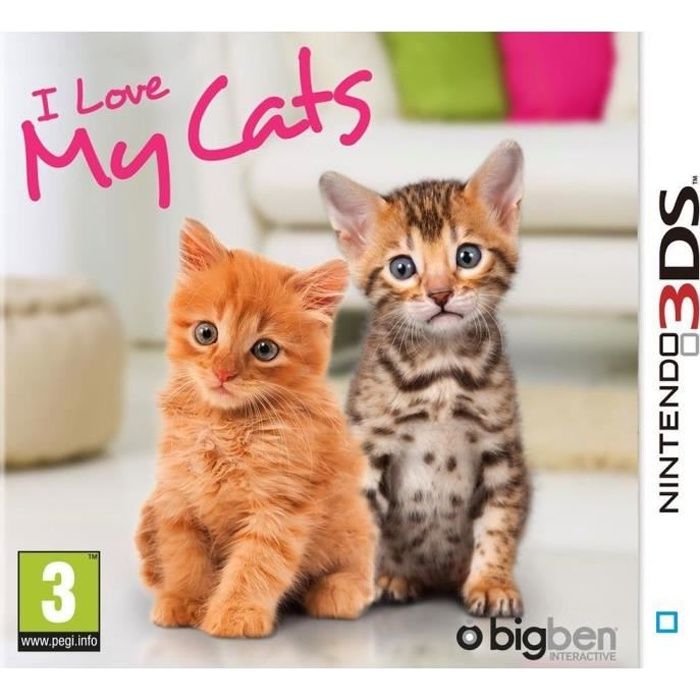 I Love My Cats Jeu 3DS