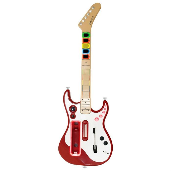 Découvrez la Guitare de Jeu Rock Star Guitar Wii-PS3 : L'accessoire ultime pour les guitaristes virtuels