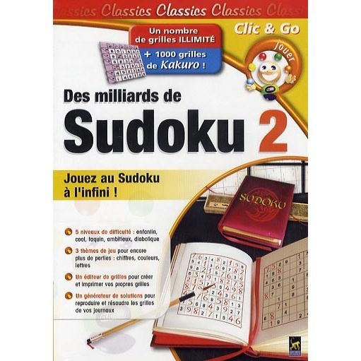 Smart Des Milliards De Sudoku 2 / Jeu PC Cd-Rom