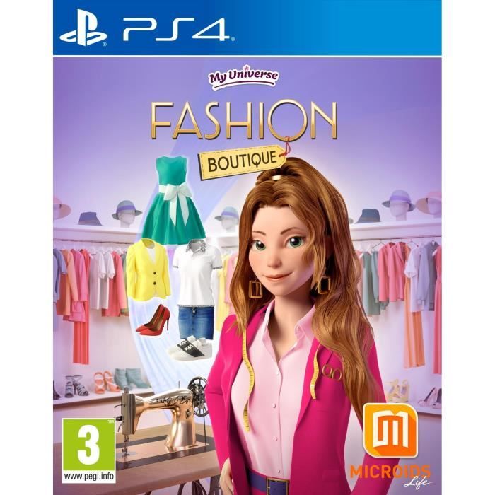 Jeu de Simulation / Gestion - My Universe Fashion Boutique - PS4 - Crée des  tenues parfaites - PEGI 3+ - Cdiscount Jeux vidéo
