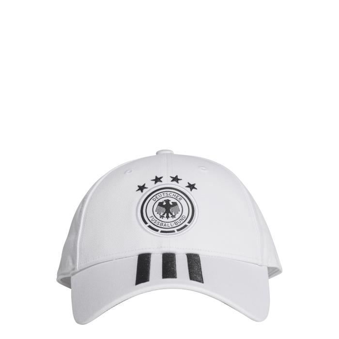 Casquette Allemagne 3-Stripes 2018-2019 - blanc-noir - L