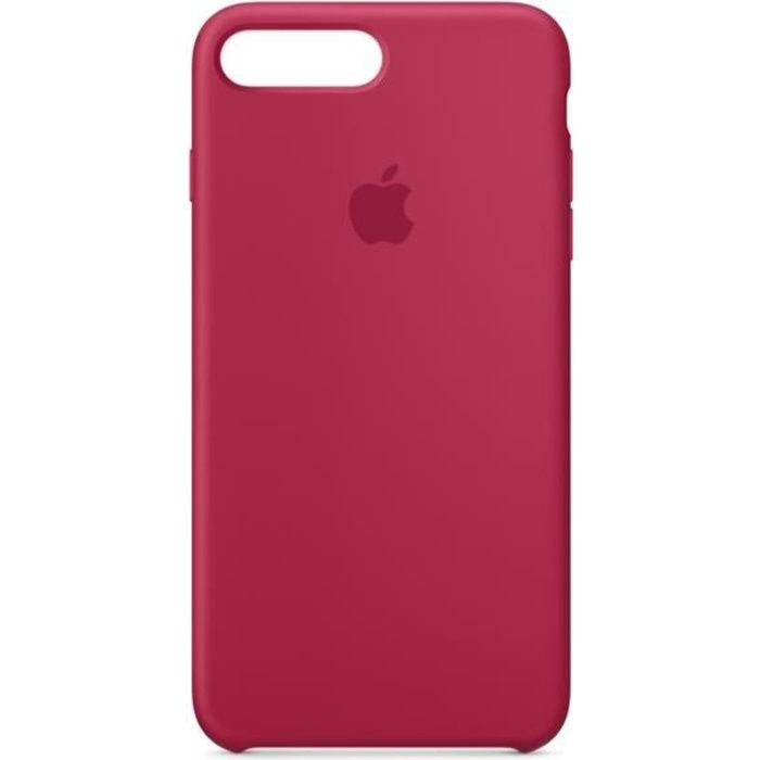iPhone 8Plus/7 Plus Silicone Case - Rose Red