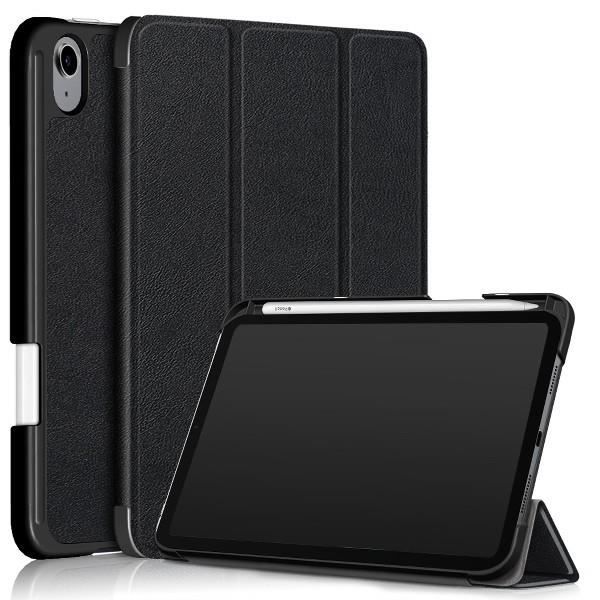 Coque Tablette Noir Ipad Mini 6 Protection Avec porte-stylo,Support Multi-Angel,Noir