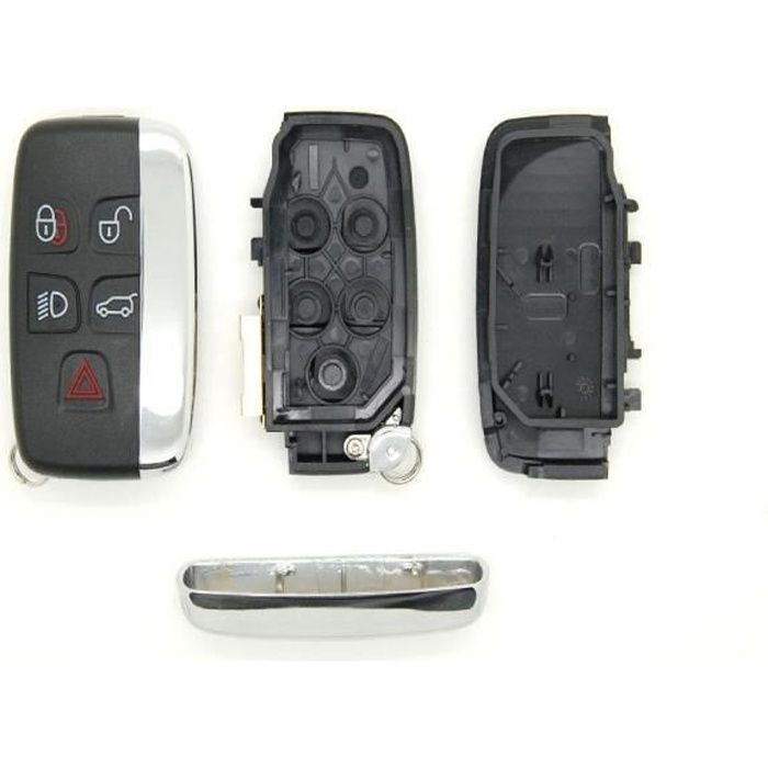 Coque pour clé télécommande Land Rover Range Rover sport Evoque 5 boutons.