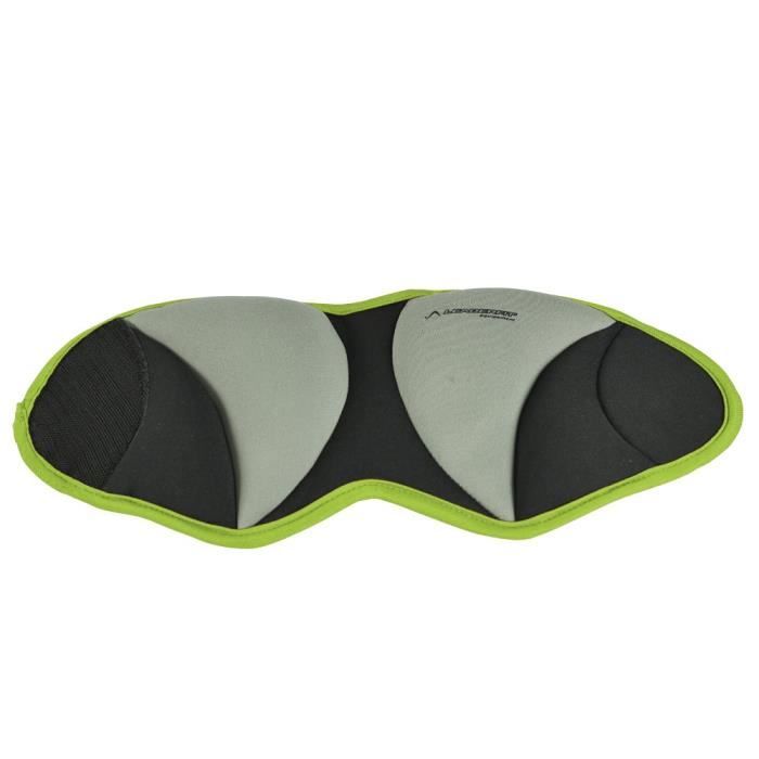 Bandes lestées cheville Leader Fit 1kg (x2) - vert - TU