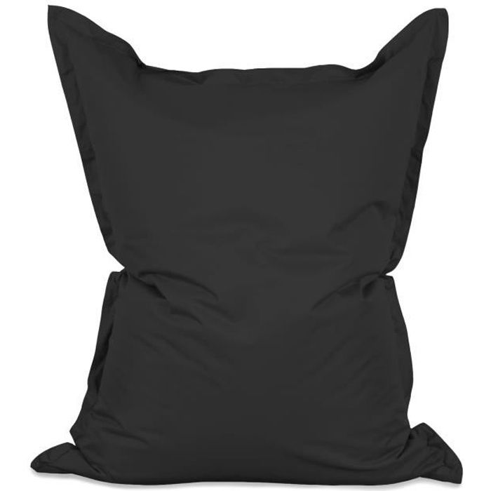 Lumaland pouf intérieur extérieur XXL 380L 140 x 180 cm Anthracite
