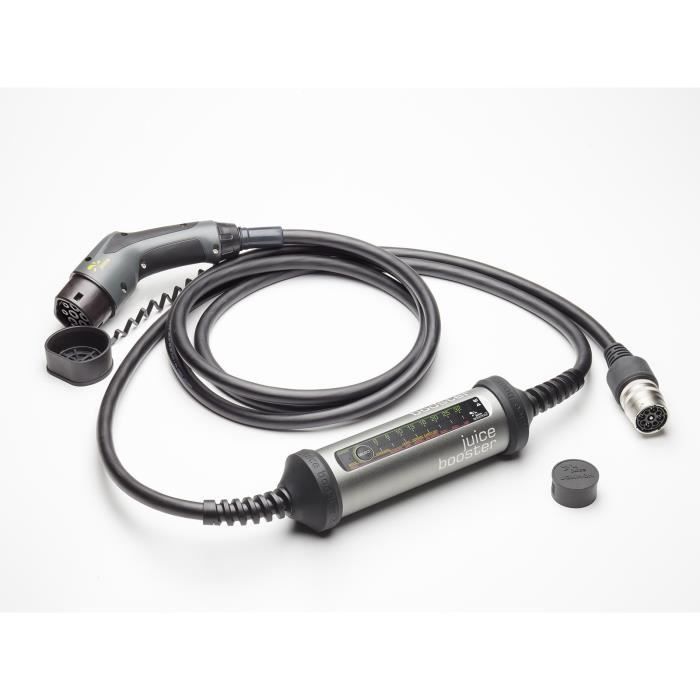 JUICE BOOSTER 2 − Set Basic Suisse − Station de Charge Portable pour Voiture Électrique − Wallbox Chargeur − 22 kW.