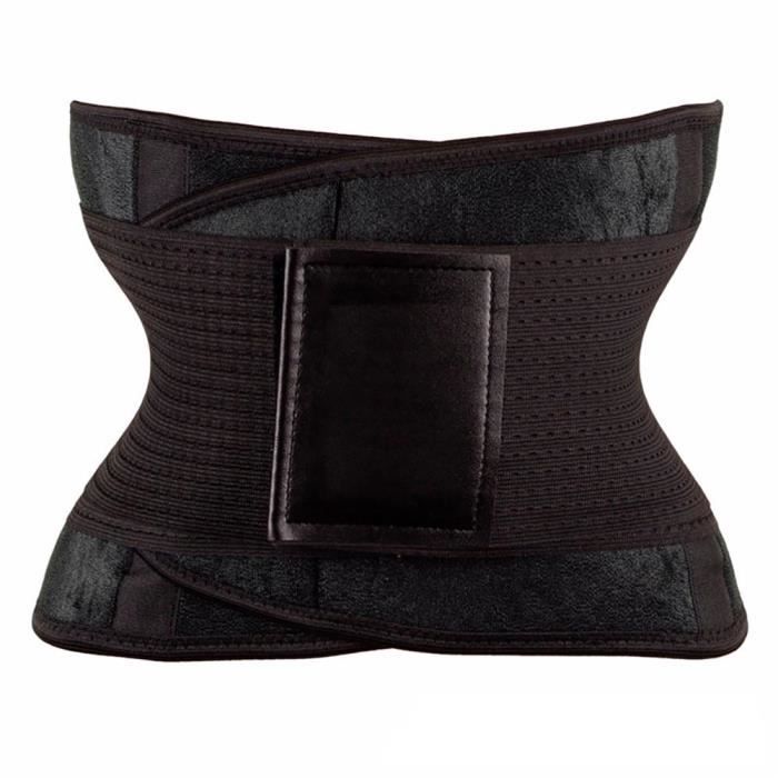 Femmes taille Cincher tondeuse Corset Shaper ventre minceur ceinture ventre perte de poids Sport c - Modèle: Black S - HSJSZHA09703