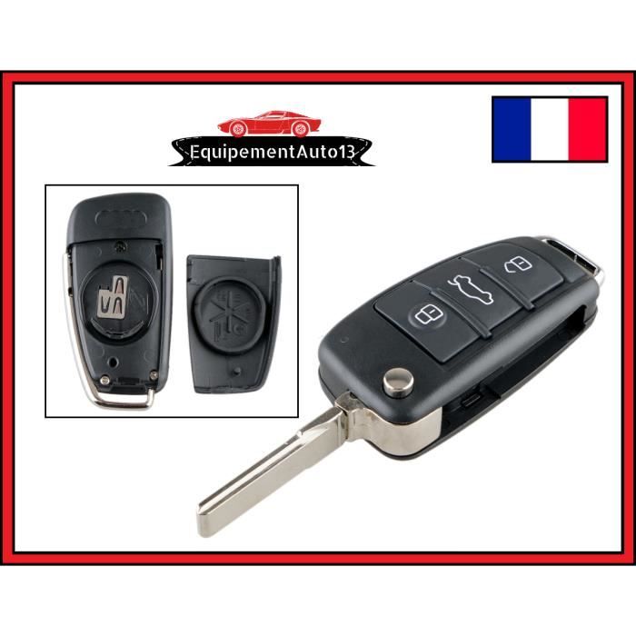 coque clip pour clé audi A1 A3 A4 A6 S3 S4 S6 RS3 RS4 RS6 Q3 Q5 Q7