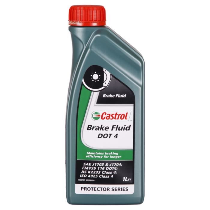 Liquide de frein Castrol Brake Fluid DOT 4 1 Litres Boîte