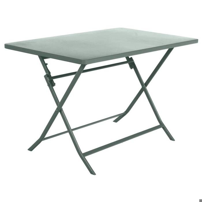 Table de jardin rectangle Greensboro 110 x70 cm Olive - Hespéride 110 x 70 x 71 cm Vert