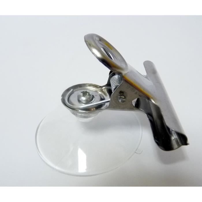 2 pinces ventouse - Aluminium