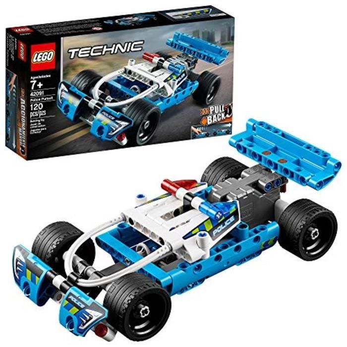 Jeu D'Assemblage LEGO JQ1PY Technic Police Pursuit 42091 Kit de construction 2019 (120 Pieces