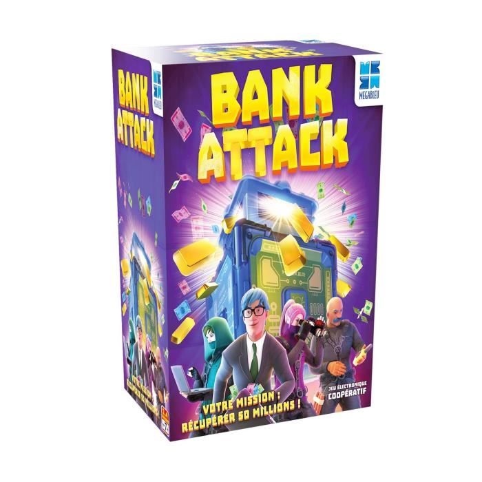 MEGABLEU Jeu coopératif d'ambiance Bank Attack