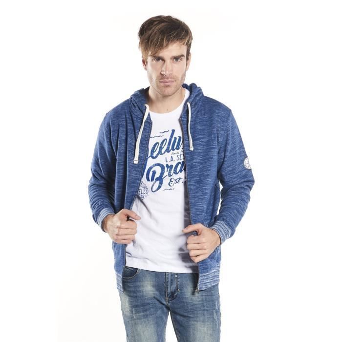 Sweat zippé à capuche Newstep