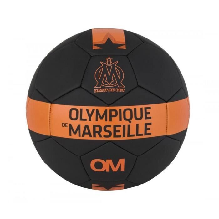 Ballon Officiel OM Olympique de Marseille T5 Noir et Orange