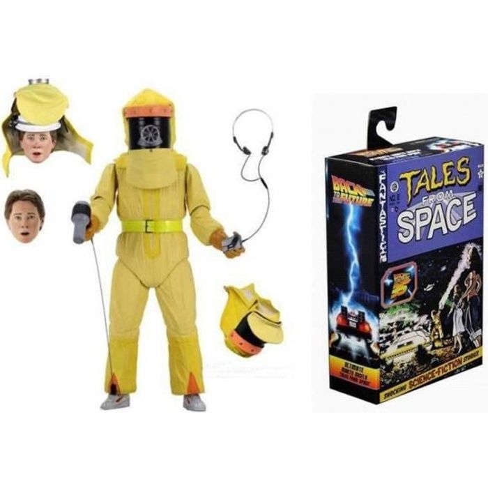 Figurine Marty McFly en Combinaison Spatial Anti-Radiation du Film Retour vers Le Futur 1 18 cm Edition Limitée