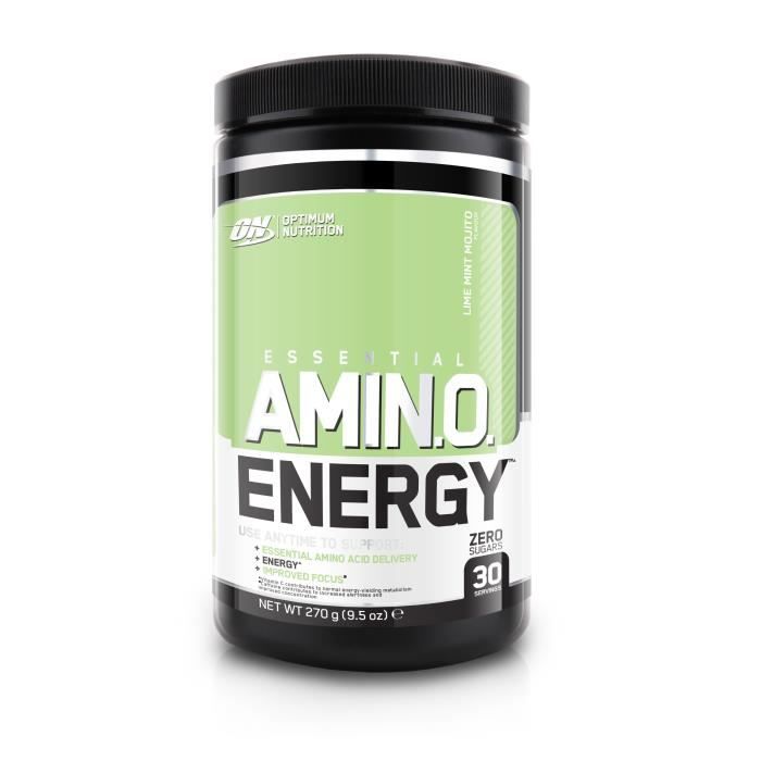 OPTIMUM NUTRITION Pot Amino Energy Mojito Citron vert / Menthe - 270 gr