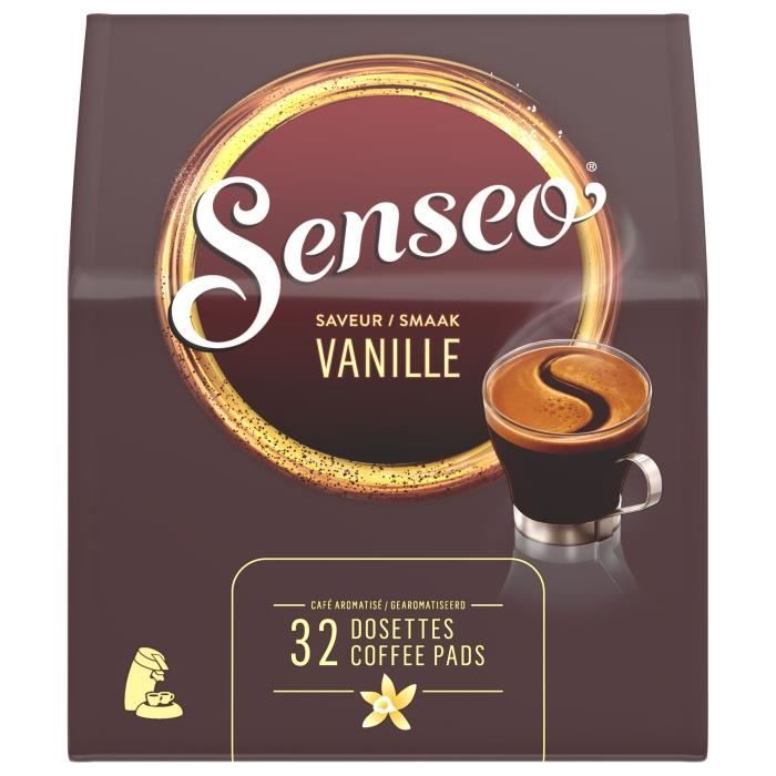 SENSEO Café Dosettes Saveur Vanille - Lot de 10 x 32 dosettes