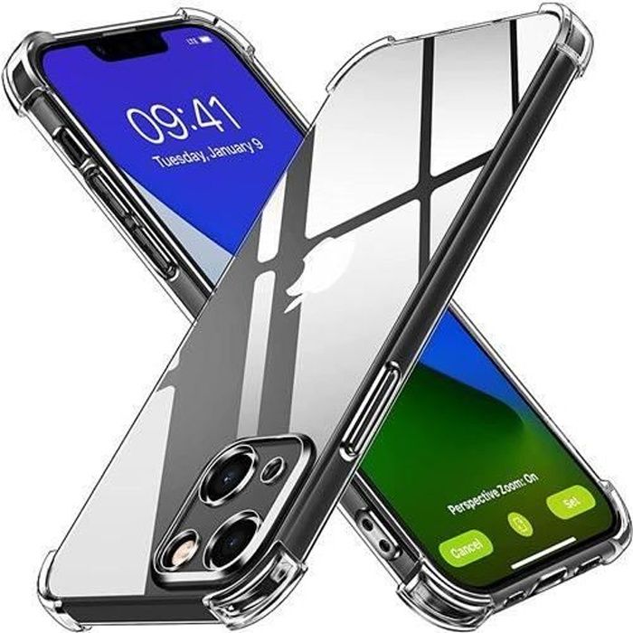 Coque Transparente pour iPhone 13 Protection Antichoc 6.1 pouce