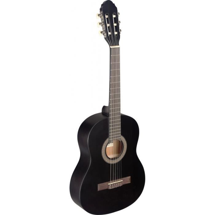 STAGG C430 M BLK Guitare Classique 6-10 Ans - Noir