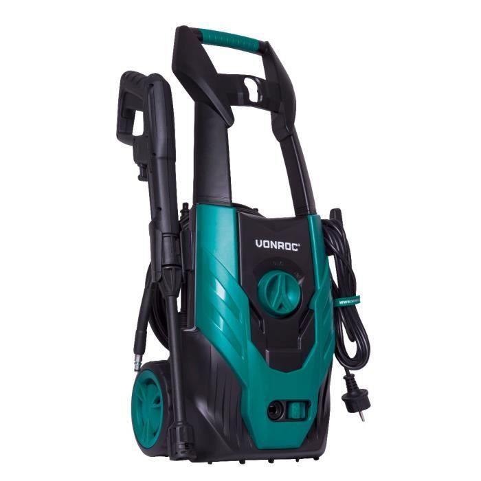 Nettoyeur haute pression 1400W – 110 bar, 390L-h, 50° max.- 7 Accessoires incl.