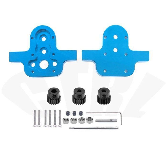 Moteur 370 + Boîte De Vitesses Métal Pour Axial SCX24 - Mise à Niveau Pour Bronco, C10, Deadbolt... - Couple Amélioré