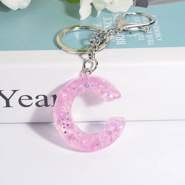 Resin Porte-clés En Or Avec Un Papillon En Résine ... - Vicedeal