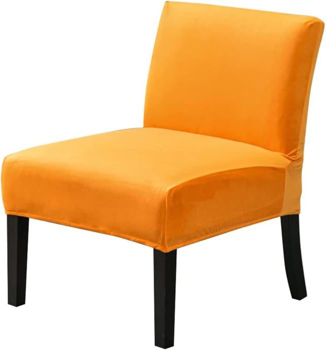 Housse De Chaise Sans Accoudoirs 1 Place - Extensible Imprimée Pour Fauteuil Salon Et Salle à Manger