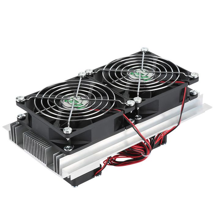 Dispositif de refroidissement de réfrigération à semi-conducteurs Refroidisseur thermoélectrique 12A 12V Mini réfrigérateur DIY