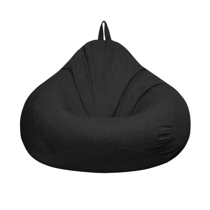 Pouf Poire Adulte 100x120cm sans Remplissage - Housse de Pouf Poire - Enfants Fauteuils Poire Salon - Housse Pouf Portable - Noir Pouf Poire Adulte 100x120cm sans Remplissage - Housse de Pouf Poire - Enfants Fauteuils Poire Salon - Housse Pouf Portable - Noir