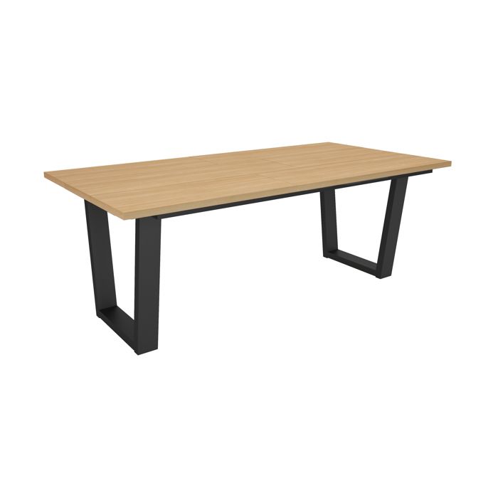 Table à manger Meuble Salle à Manger 194x90x74 cm Pour 10 personnes Chêne soft RF3781 Table à manger Meuble Salle à Manger 194x90x74 cm Pour 10 personnes Chêne soft RF3781