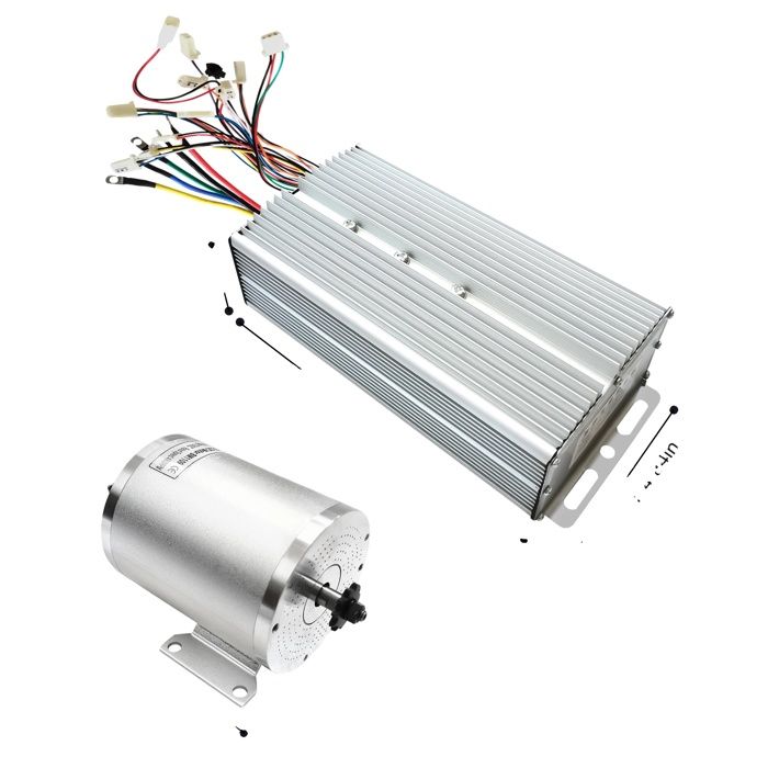 Moteur Sans Balais TFCFL 120 KV – 2970 W, 24-60 V, 6384 – Pour Skateboard électrique, Couple élevé, étanche
