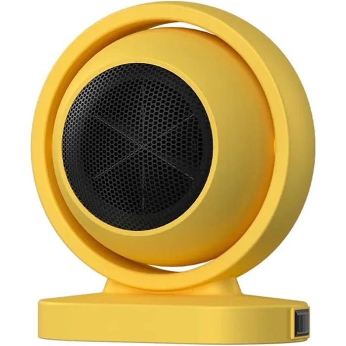 Chauffage électrique portable ULISEM Faible consommation Jaune