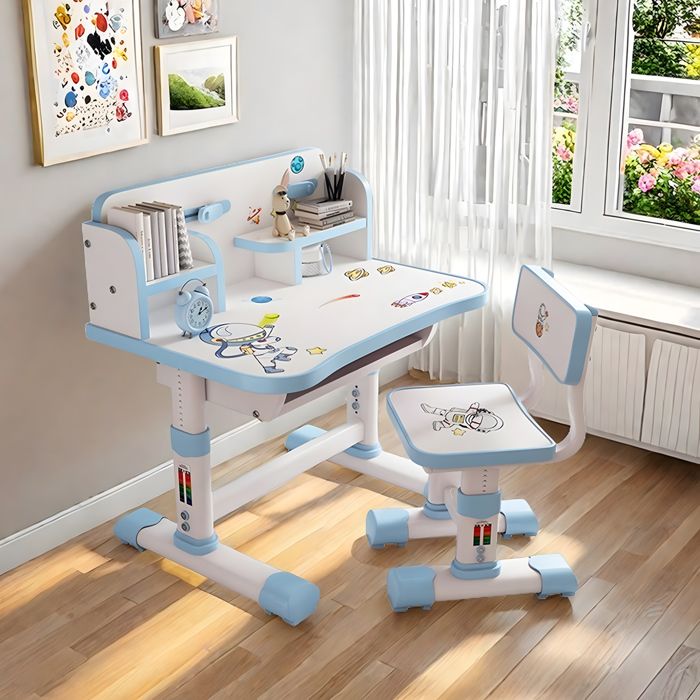 Bureau enfant réglable en hauteur tiroir de rangement ergonomique Bureau détude pour enfants avec chaises
