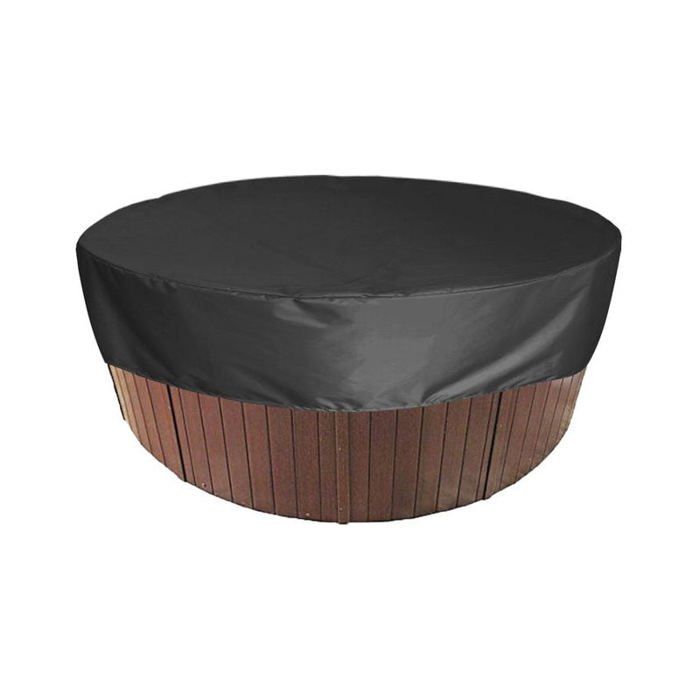 Couverture de Piscine Ronde Piscine Bâche Solaire pour PiscineHousse de Protection Spas Résistant Aux UV 190T pour Extérieur Spa