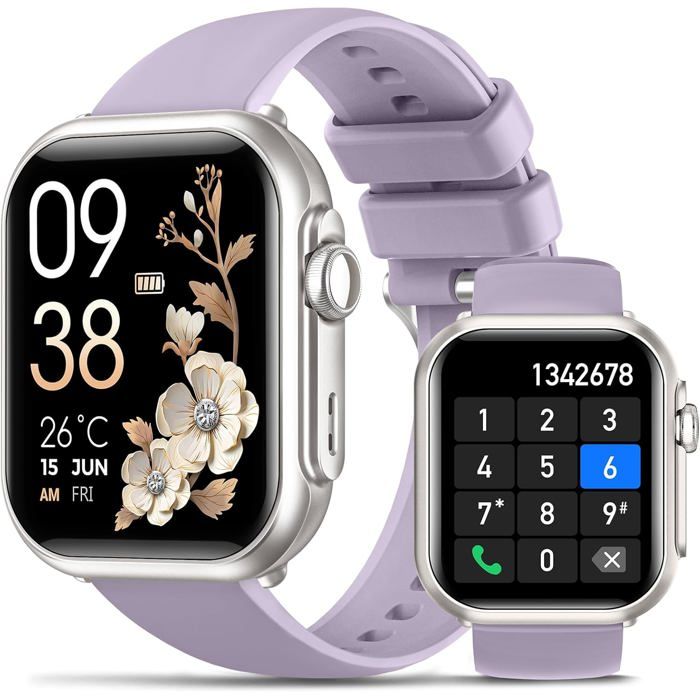Montre connectée - ZOKKO - 1 85 AMOLED - Batterie 1000mAh - 30 jours autonomie - 120+ modes sportifs Montre connectée - ZOKKO - 1 85 AMOLED - Batterie 1000mAh - 30 jours autonomie - 120+ modes sportifs