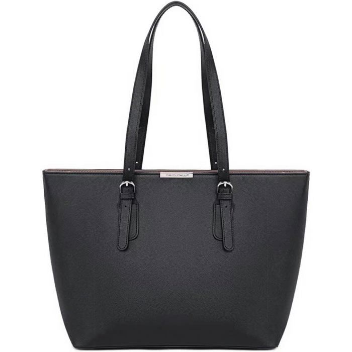Sac À Main Shopping Femme Grand Format-Cours Lycée Fille-Cabas Fourre-Tout Porté Epaule Cuir Pu Anse Longue-Shopper Grande Capacit