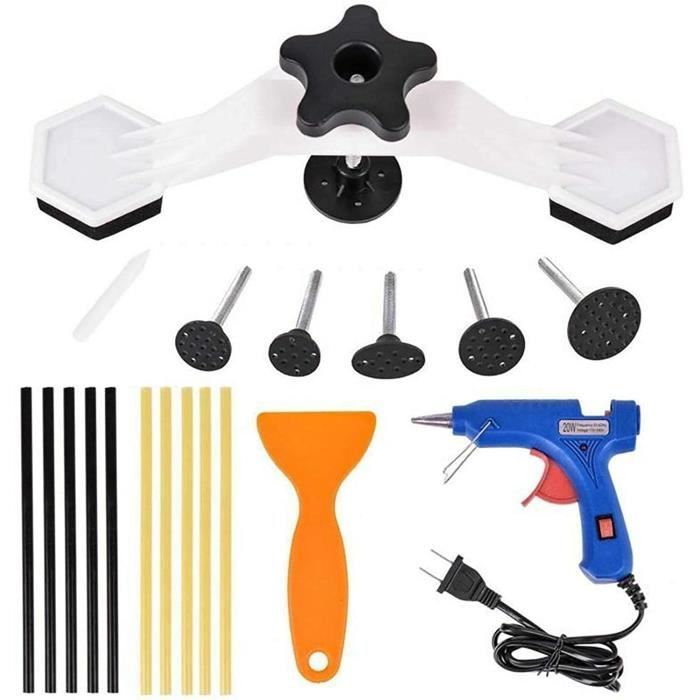 Kit De Débosselage Sans Peinture Réparation Carrosserie 15 Tiges DSP PDR Auto, d