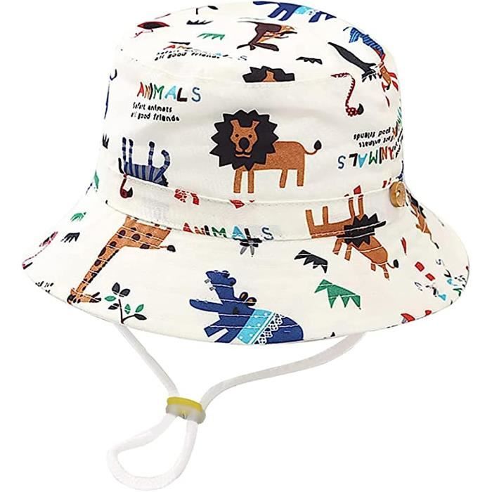 Chapeau Bob Coton B b Fille Gar on Anti Uv Casquette Chapeau De